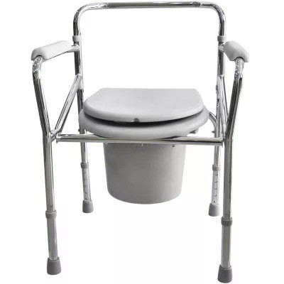 鱼跃坐厕椅H022B 老年人孕妇残疾人可折叠坐便椅子移动马桶座便椅