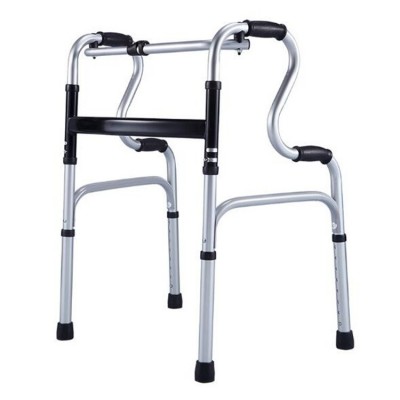 老人助行器加厚铝合金扶手架残疾人四脚拐杖行走辅助器老年助步器