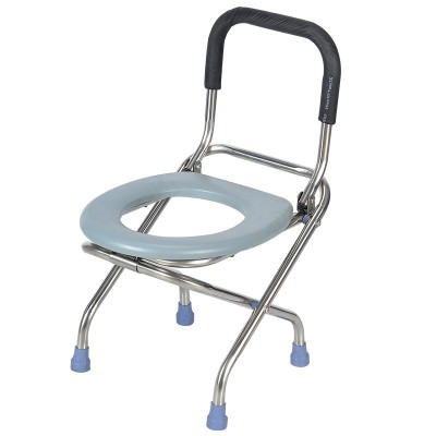 批发零售坐便椅洗澡椅不锈钢坐便椅老人坐便器 折叠不锈钢坐便椅