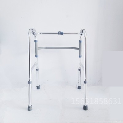 新款加厚铝合金助行器 老人残疾人四脚拐杖行走辅助器老年助步器