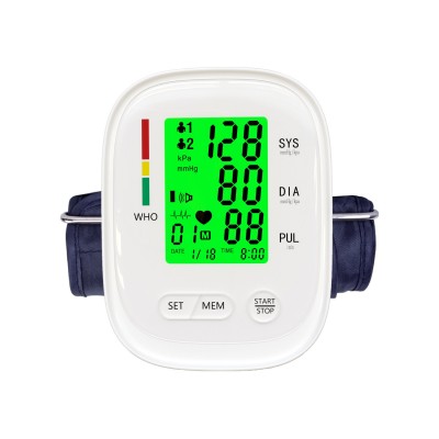 跨境新品亚马逊速卖通上臂血压计家用血压测量仪智能电子血压计
