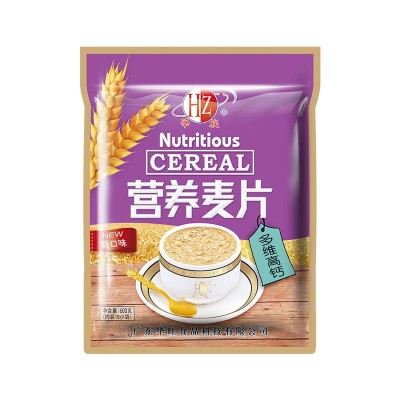 厂家批发袋装营养麦片学生即食速食加钙营养粉早餐冲饮的华旺食品图5