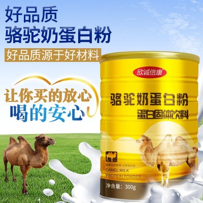 骆驼粉蛋白粉冲调饮品批发 骆驼奶蛋白粉300g/桶 蛋白固体饮料