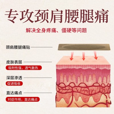 汉传良方颈肩腰腿痛贴大黑膏贴关节痛腰肌劳损跌打损伤贴膏图4