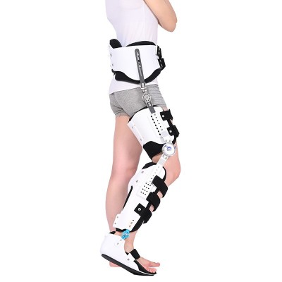 髋膝踝足关节固定支具膝盖半月板股骨头置换术后外展支架骨折护具