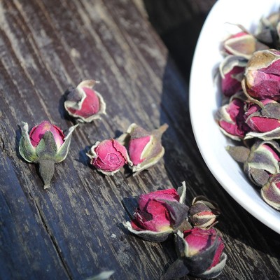 玫瑰花茶云南金边玫瑰花茶高原特产玫瑰花蕾非墨红玫瑰花厂家批发图3