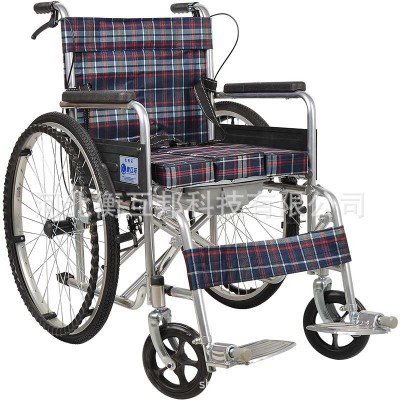 衡互邦轮椅折叠轻便小型带坐便器老人老年便携残疾人代步车手推车