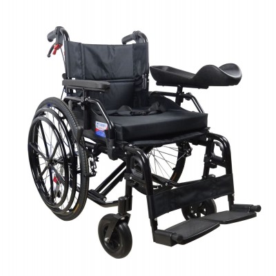 厂家直销铝合金老年人残疾人偏瘫轮椅折叠轻便轮椅车