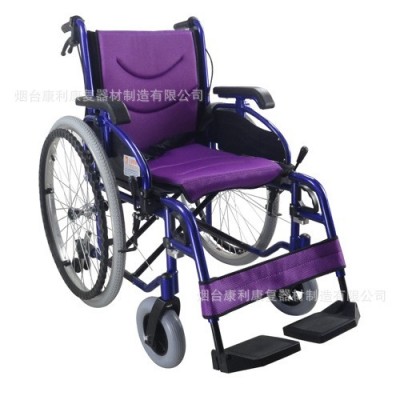厂家直销手动轮椅折叠便携老年人残疾人代步车