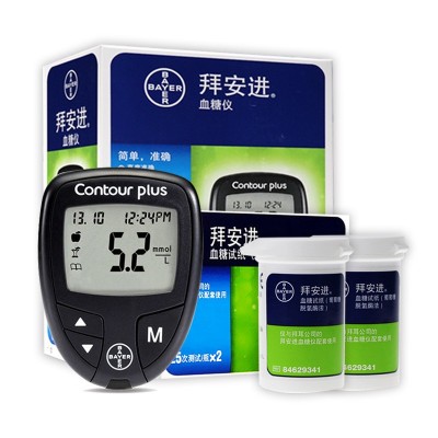 日本进口拜耳 拜安进家用血糖仪 家用检测血糖助理 血糖仪单机