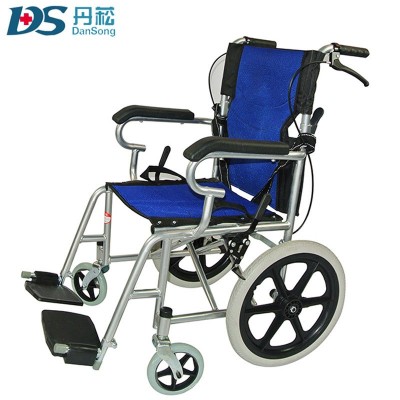 厂家供应多功能折叠轮椅 残疾人老年代步轮椅 轻便加固代步车