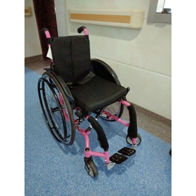 儿童定制轮椅好思达铝合金快拆可折叠脑瘫截截瘫轻便运动轮椅