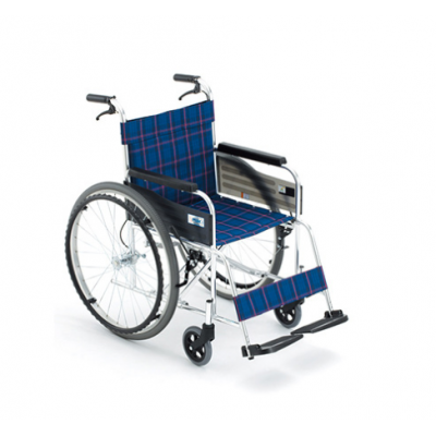 三贵MIKI轮椅 免充气胎 航太铝合金车架 经典系列 MPT-47L型