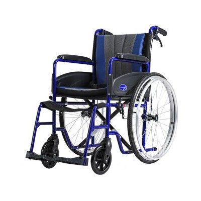 多功能家用轮椅铝合金折叠轻便便携老年人残疾病人手推车升级款