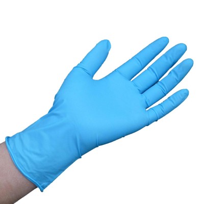 一次性医用丁腈手套加工橡胶检查防护无粉丁晴手套定制