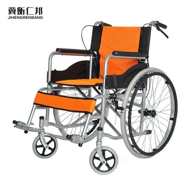 批发老年折叠轮椅老人轻便小轮便携手推车代步多功能带坐便器旅行
