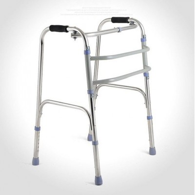 不锈钢老人助行器康复病人锻炼扭动助行器老人走路助步器四角拐杖