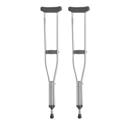 厂家直供铝合金腋下拐杖可伸缩可调节老人残疾人骨折腋下防滑拐棍