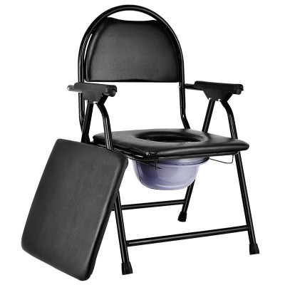 老人坐便椅孕妇大便椅可折叠加厚坐厕移动马桶家用加固坐便凳子