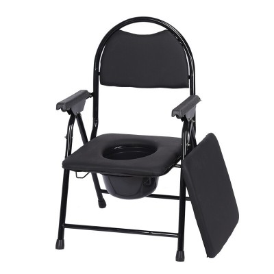 可折叠坐便椅 残疾人移动马桶椅座厕椅 老人座便椅子