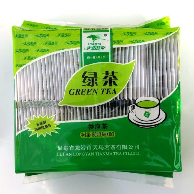 绿茶袋泡茶一次性茶包 每袋/100小包 酒店KVT 饭店奶茶绿茶小包茶