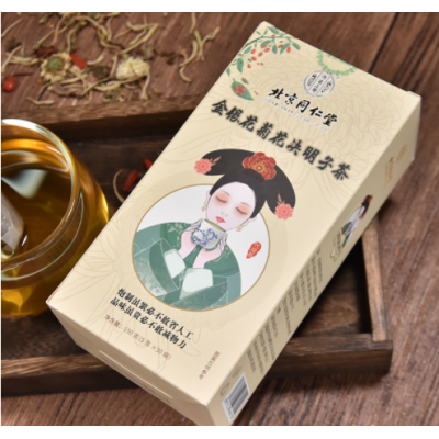 北京非南京同仁堂金银花菊花决明子茶牛蒡茶桂花枸杞茶代用茶图2