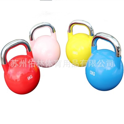 全钢竞赛竞技壶铃 钢制烤漆 厂家 kettlebell图2