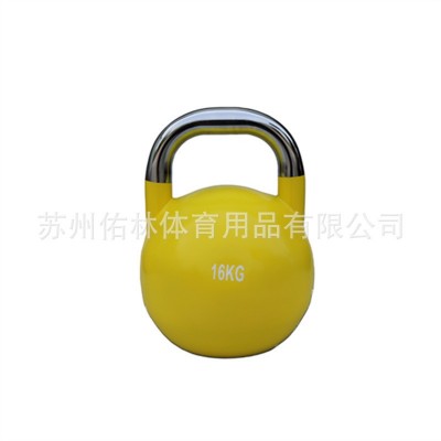 全钢竞赛竞技壶铃 钢制烤漆 厂家 kettlebell图5