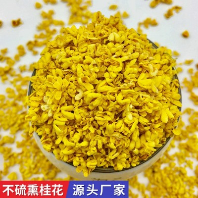 广西桂林金桂花茶 干桂花 批发花草茶 脱水不硫熏干桂花 源头厂家