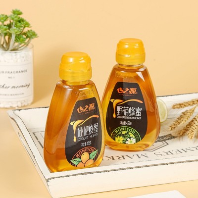 心之源蜂蜜 洋槐蜜蜂巢蜜自产结晶蜂蜜瓶装小包装456克土蜂蜜批发