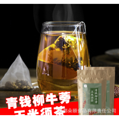 青钱柳牛蒡玉米须茶厂家直销源头工厂OEM代加工贴牌三角包定制图2