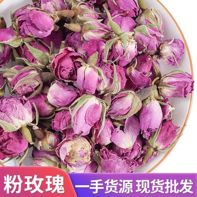 粉玫瑰批发花茶直销散装花果茶干花厂家直供法兰西法国粉玫瑰花茶图2