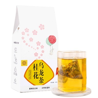 桂花乌龙茶三角包茶花果粒桂花铁观音茶组合冷泡茶加工定制