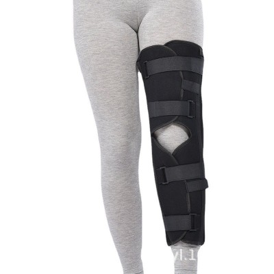 膝关节固定带 膝部固定支具加强型 膝关节术后骨折扭伤夹板膝盖部