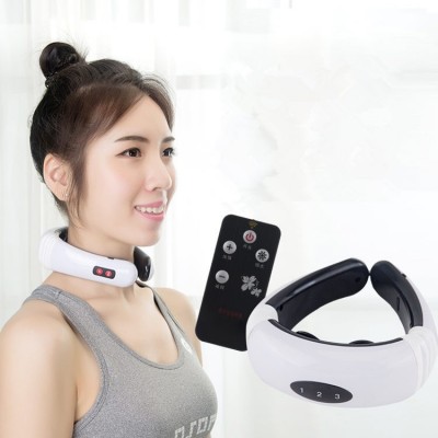 升级版颈椎按摩器3D智能遥控充电肩颈按摩器