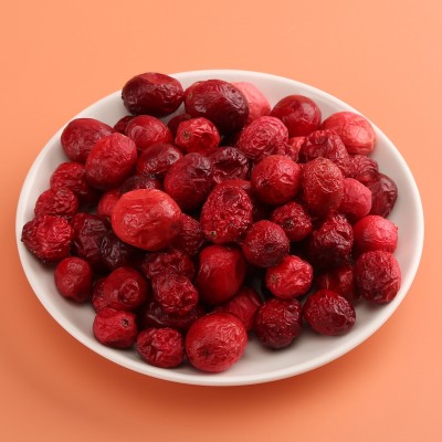 源头厂家FD冻干蔓越莓整粒健康零食烘焙原料散装批发蔓越莓干