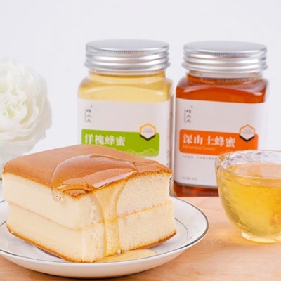 椴树蜂蜜500g土蜂蜜批发1斤装厂家原蜜直供液态蜂蜜批发