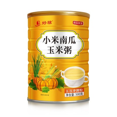 抖快同款 小米南瓜玉米粥 即食代餐粉 营养熟玉米糊免煮图5