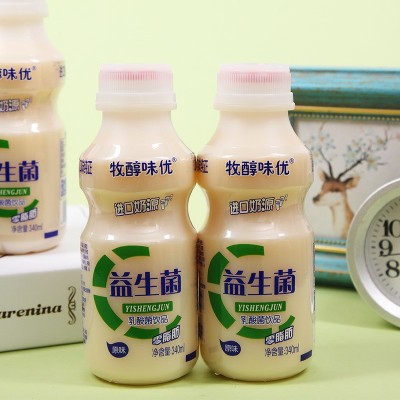 批发牧醇味优乳酸菌益生菌整箱饮品新货340ml*12瓶图2