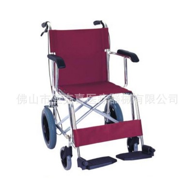 热销款钢制电镀轮椅 手动轮椅 可折叠钢管轮椅