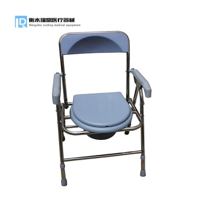 厂家加工 家用便携式坐便椅 老人孕妇用加厚不锈钢坐便椅批发