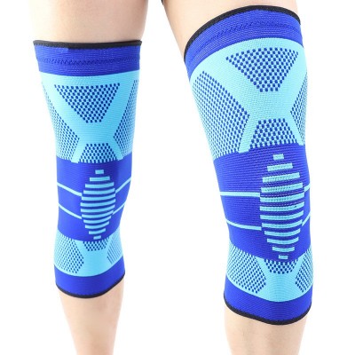 运动健身贴身防滑护膝 舒适透气胶条防下滑运动护膝