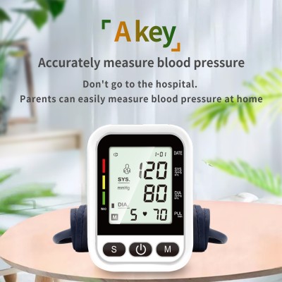 厂家外贸 电子血压测量仪 手臂式大屏显示血压计
