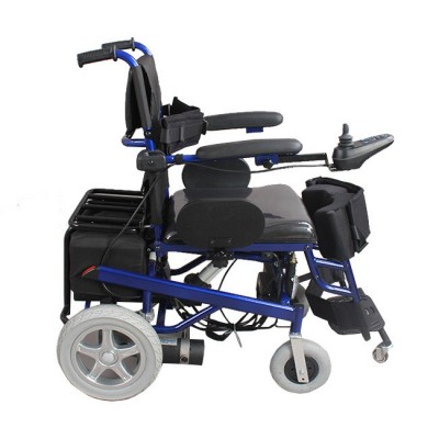 残疾人电动站立式轮椅可折叠 全自动多功能便携行走老年人代步车