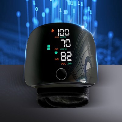 腕式血压计测量仪医用级高精准测量充电全自动家用臂式血压测量仪