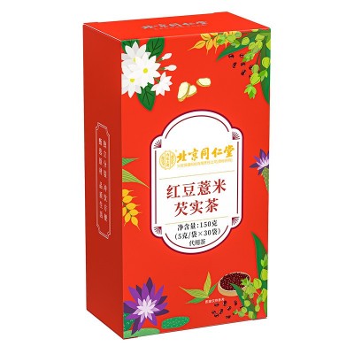 北京同仁堂内廷上用（兴安）红豆薏米芡实茶150克盒装图4